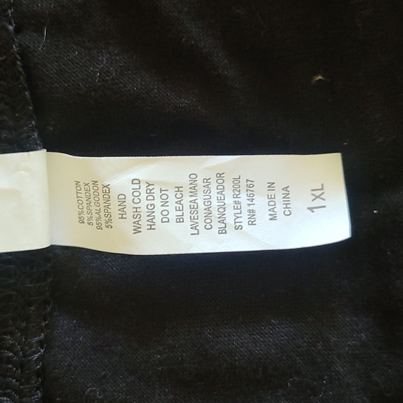 Ladies Black Short Sleeve Tshirt - Picture 3 of 5